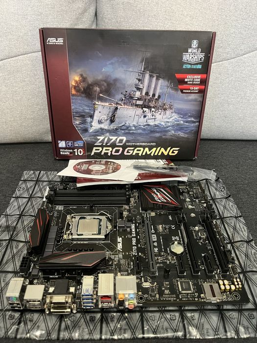 Płyta główna Asus z170 PRO LGA 1151 + i3 6100 3.7 ghz