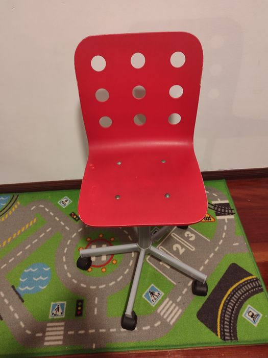 Cadeira Criança Vermelha Ikea