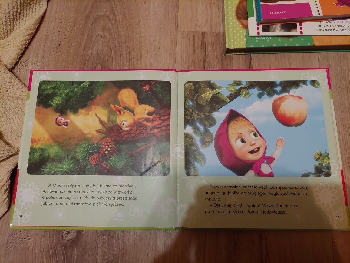 Masza I Niedźwiedź książki i puzzle