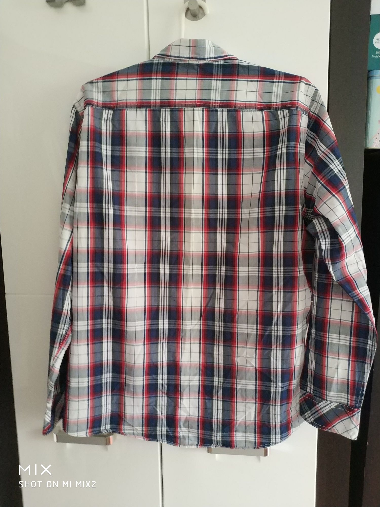 Koszula męska w kratkę L 41-42. C&A.