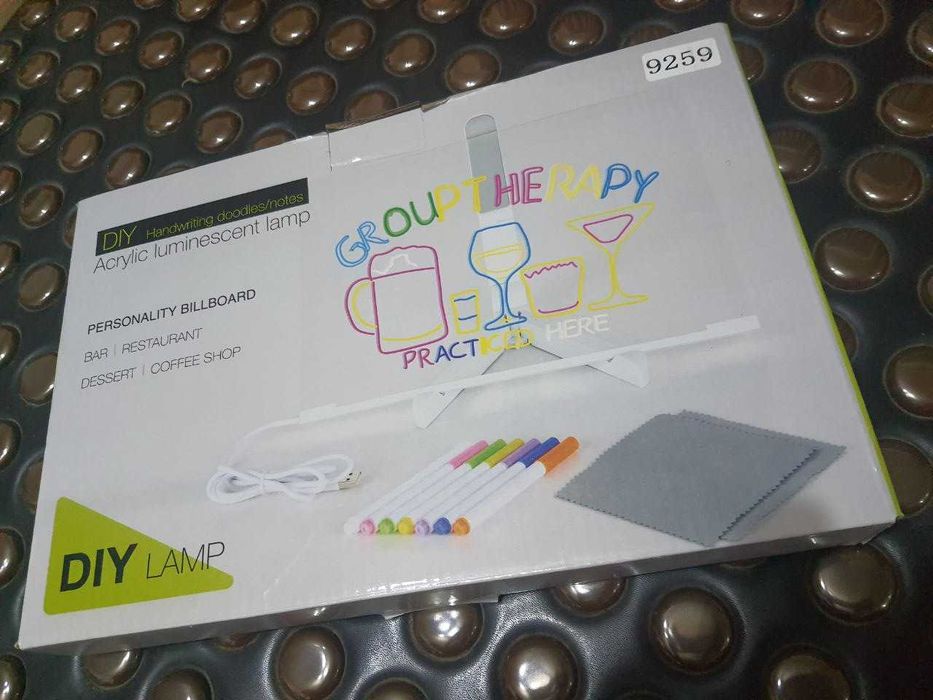 Led дошка планер для малювання  usb світильник ,150