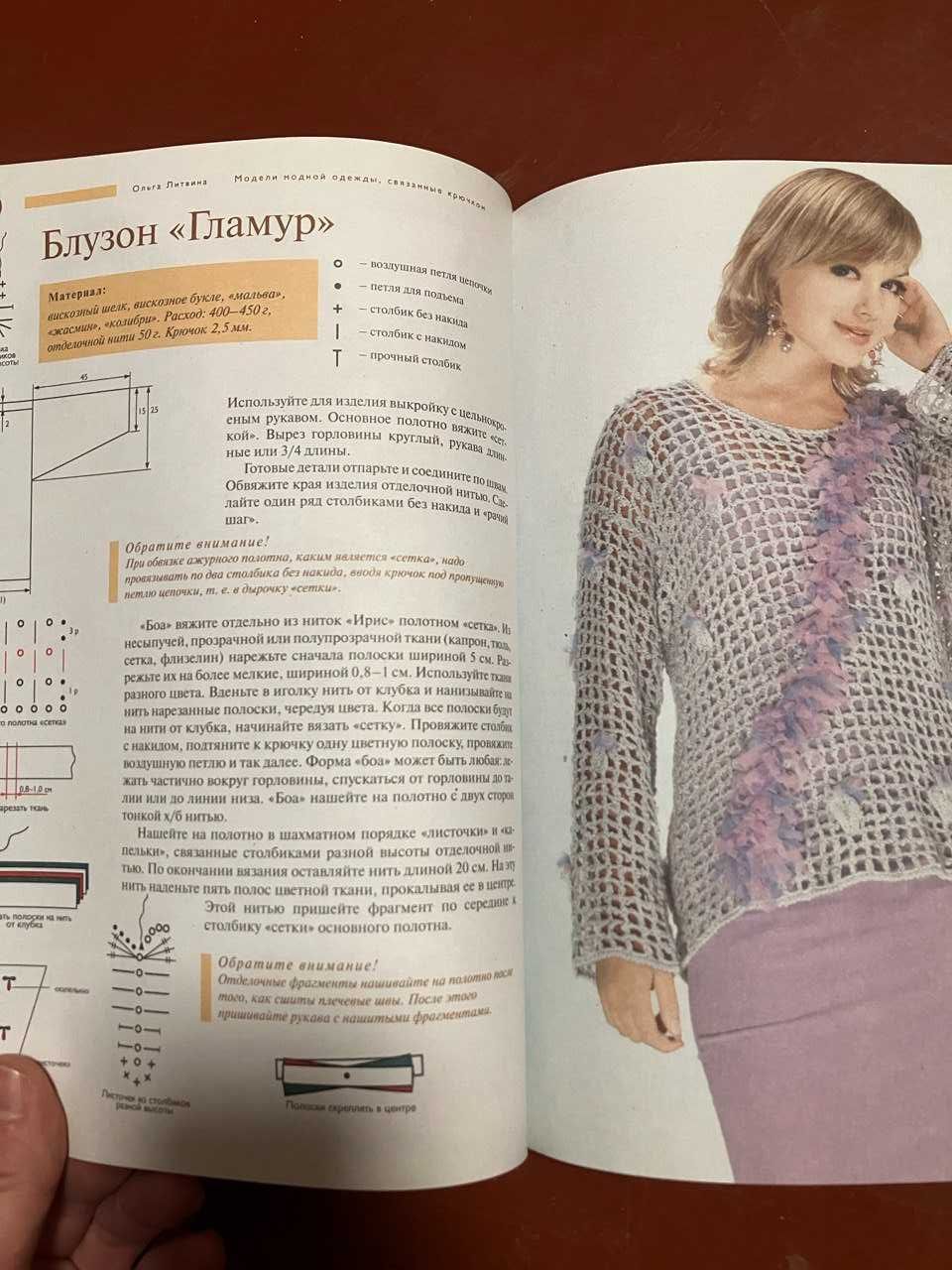 Ольга Литвина "Модели модной одежды, связанные крючком"