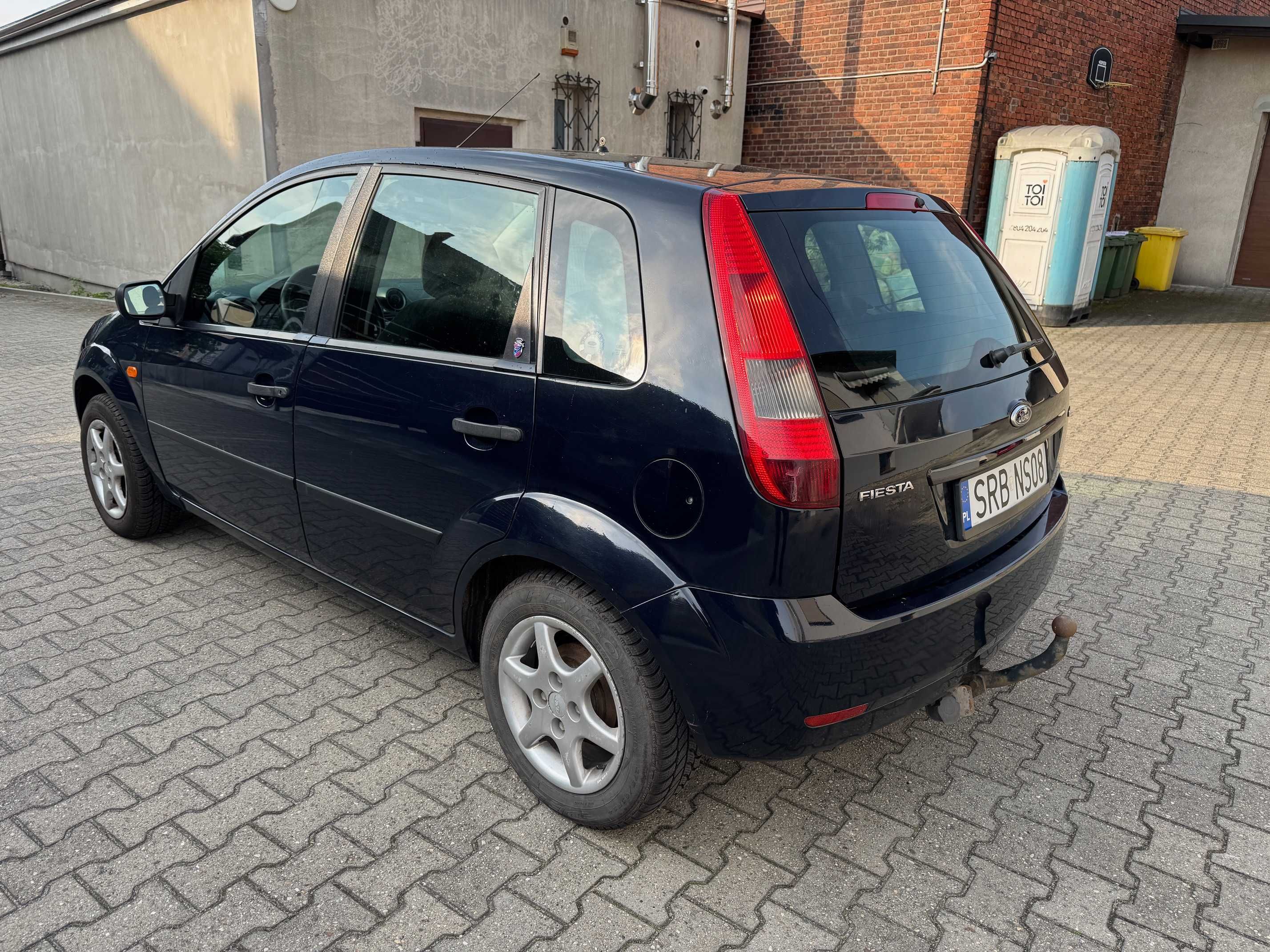 Ford Fiesta 1.6 TDCi 90KM Ghia, Klimatyzacja, Grzana szyba, Super stan