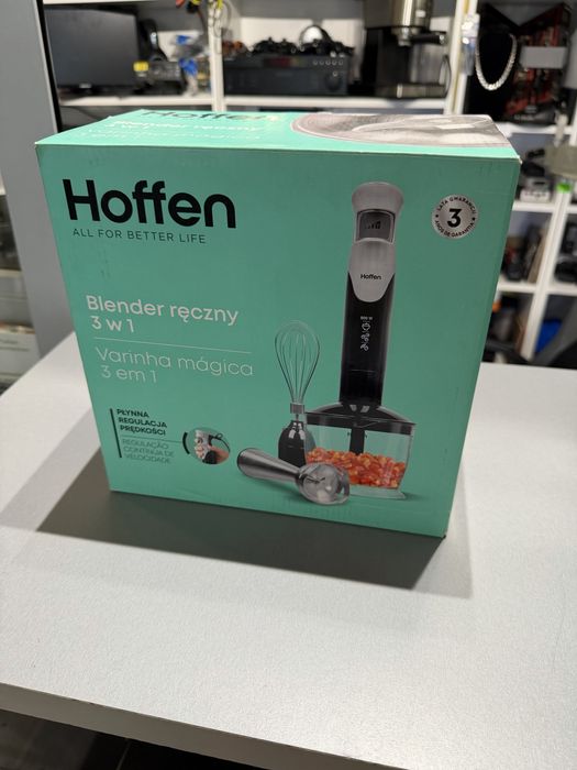 Hoffen blender ręczny 3 w 1 nowy full komplet