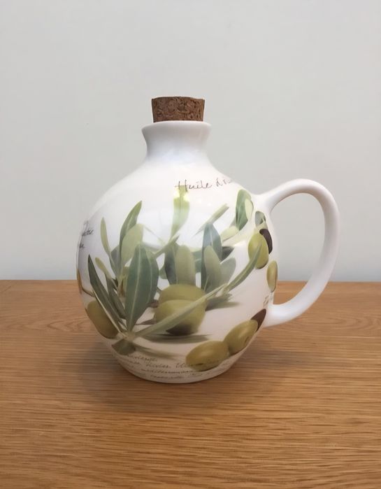 OLIVES piękna butelka na oliwę Dekoracyjna