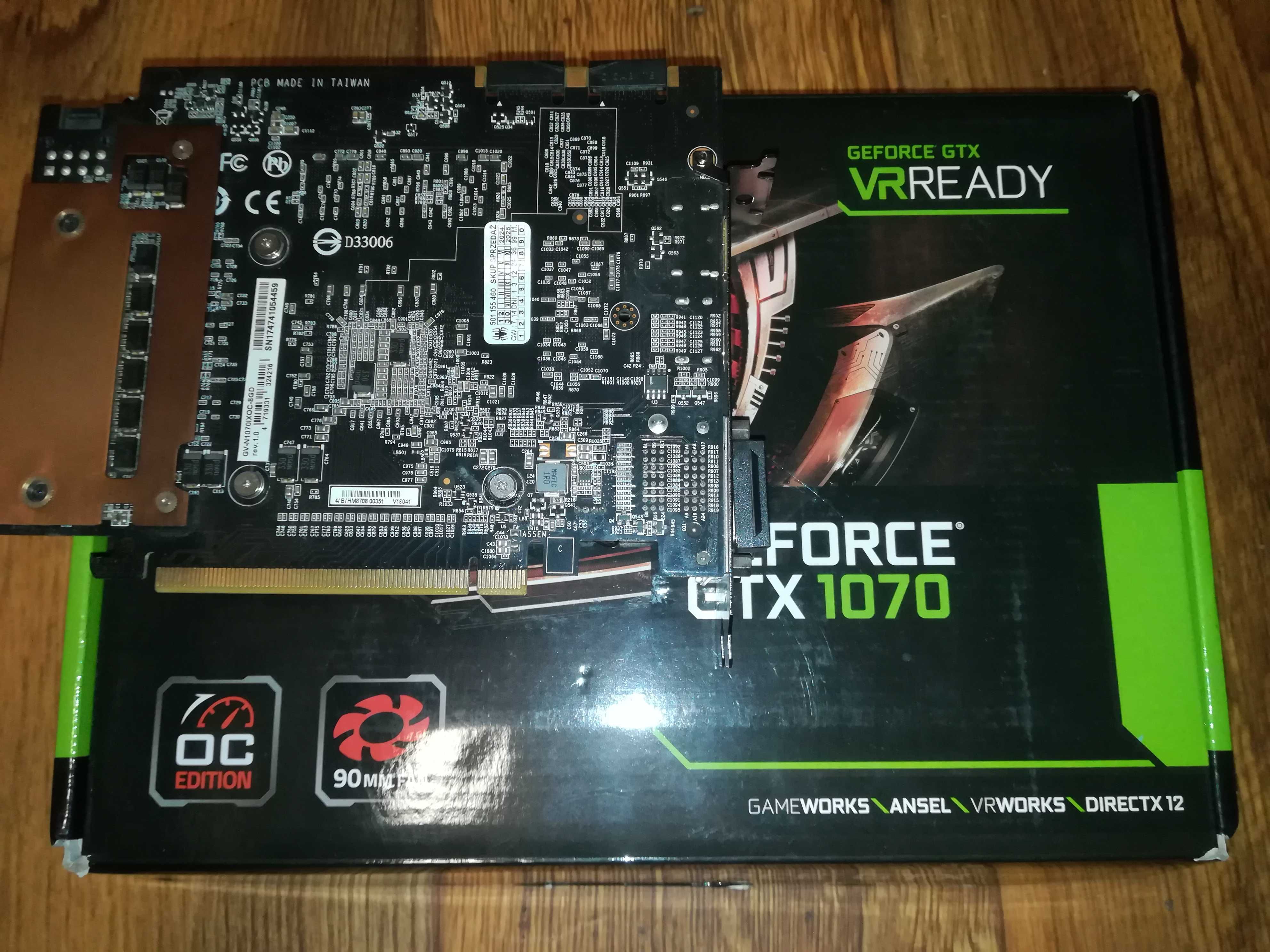 Gigabyte GTX 1070 OC 8GB