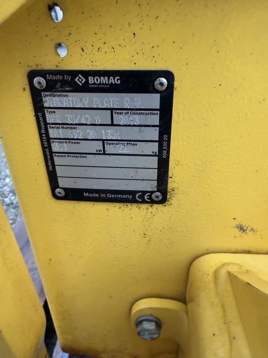 Zagęszczarka bomag bpr 35/32 220 kg