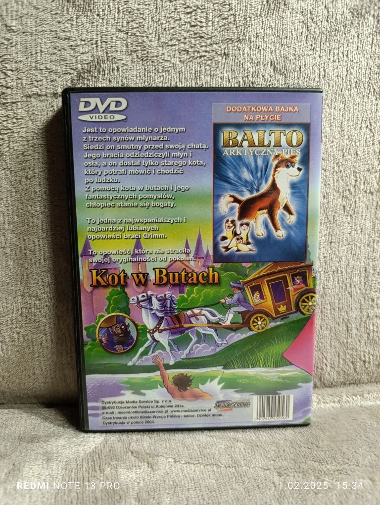 Płyta DVD Kot w Butach
