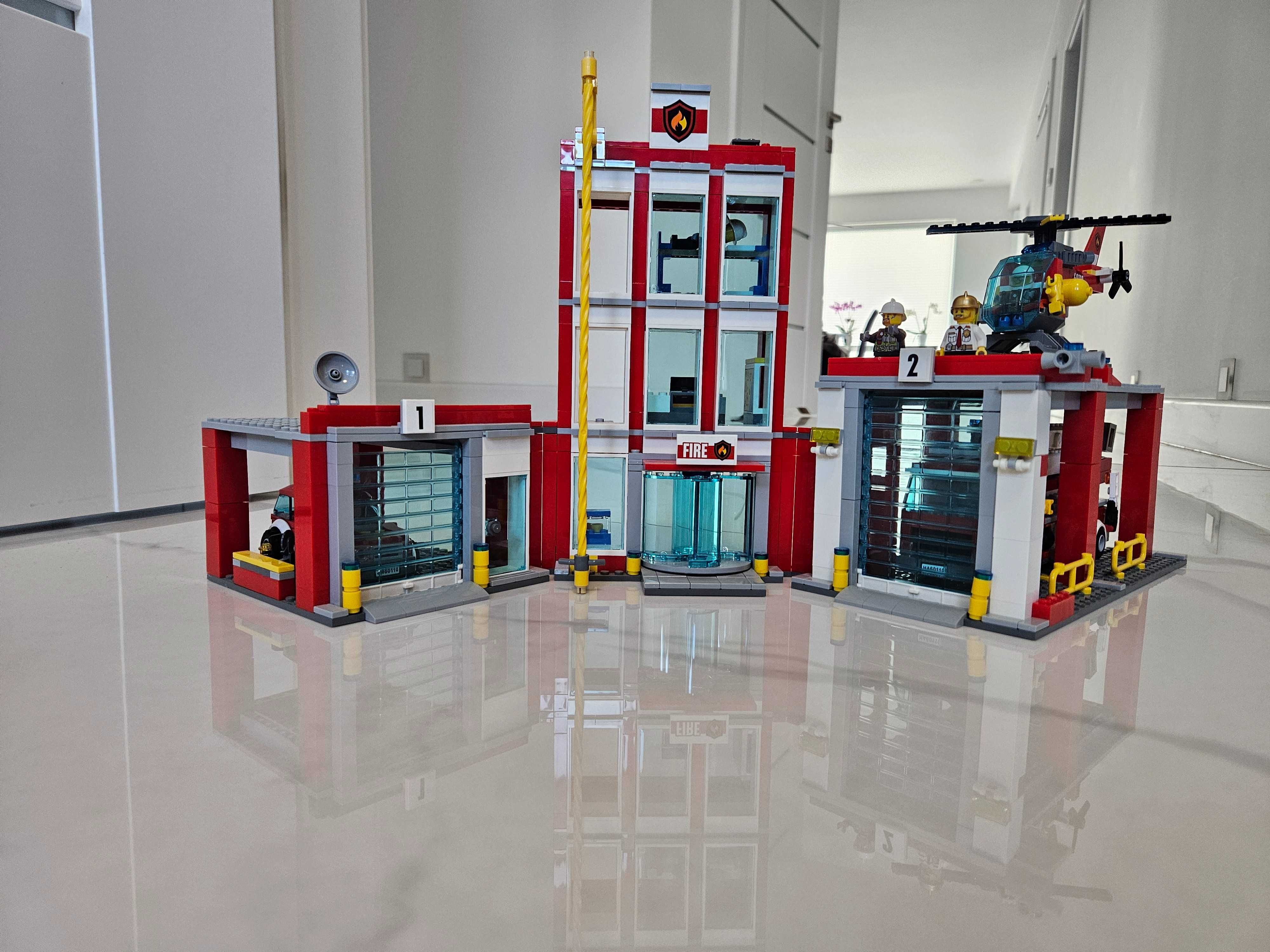 Lego 60110 - remiza strażacka - używana