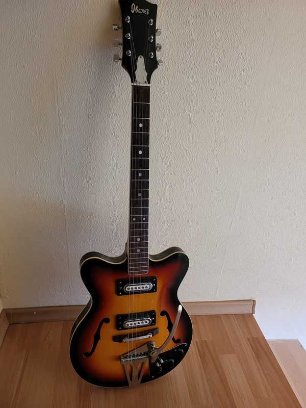 Kolekcjonerska gitara Ibanez 496 z lat 60 Vintage