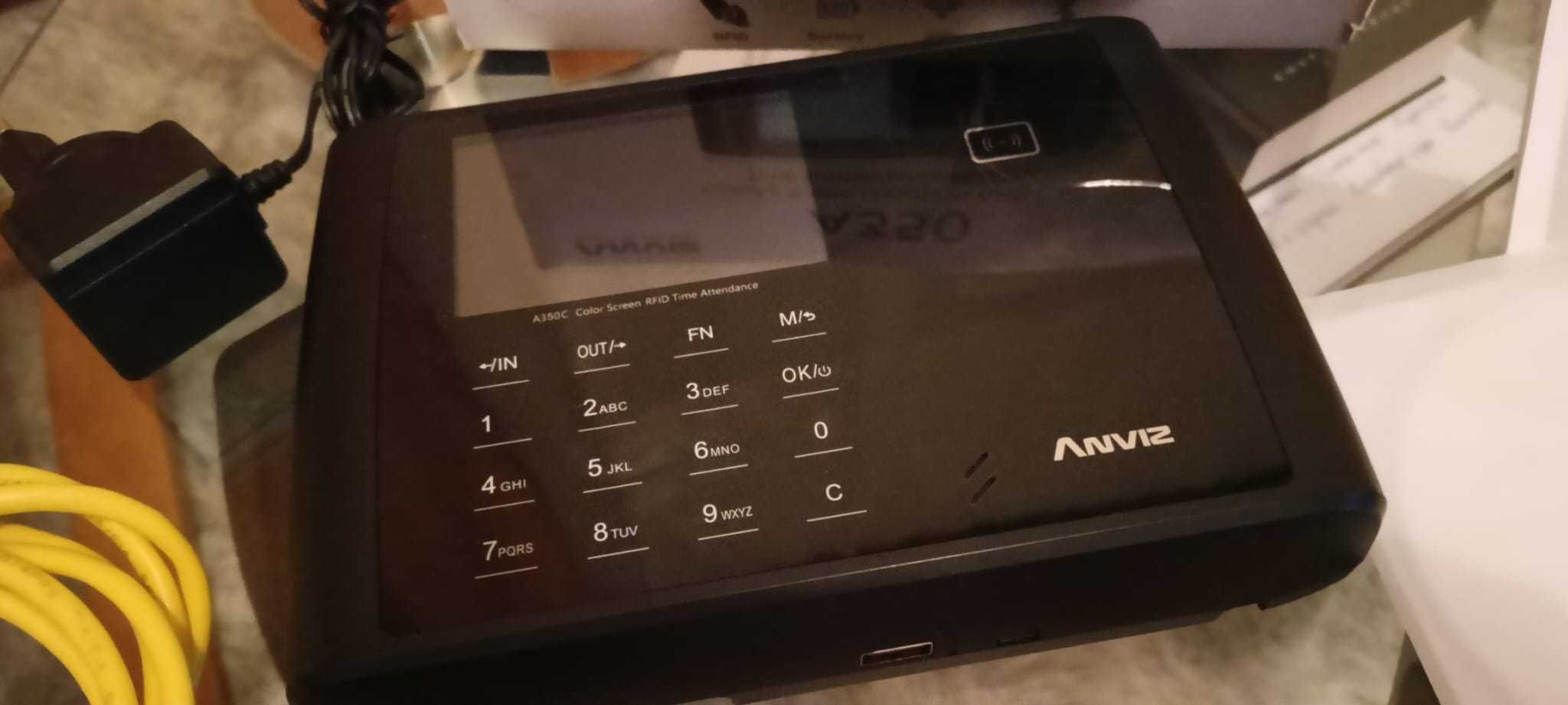 Nowy Terminal RCP Anviz A350 | Rejestracja czasu pracy | Karty + PIN