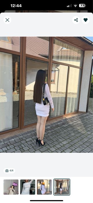 Сукня в сітку на підкладці