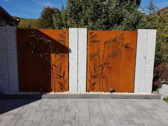Nowoczesne panele- bramy wjazdowe-kompletne ogrodzenia -balustrady CNC