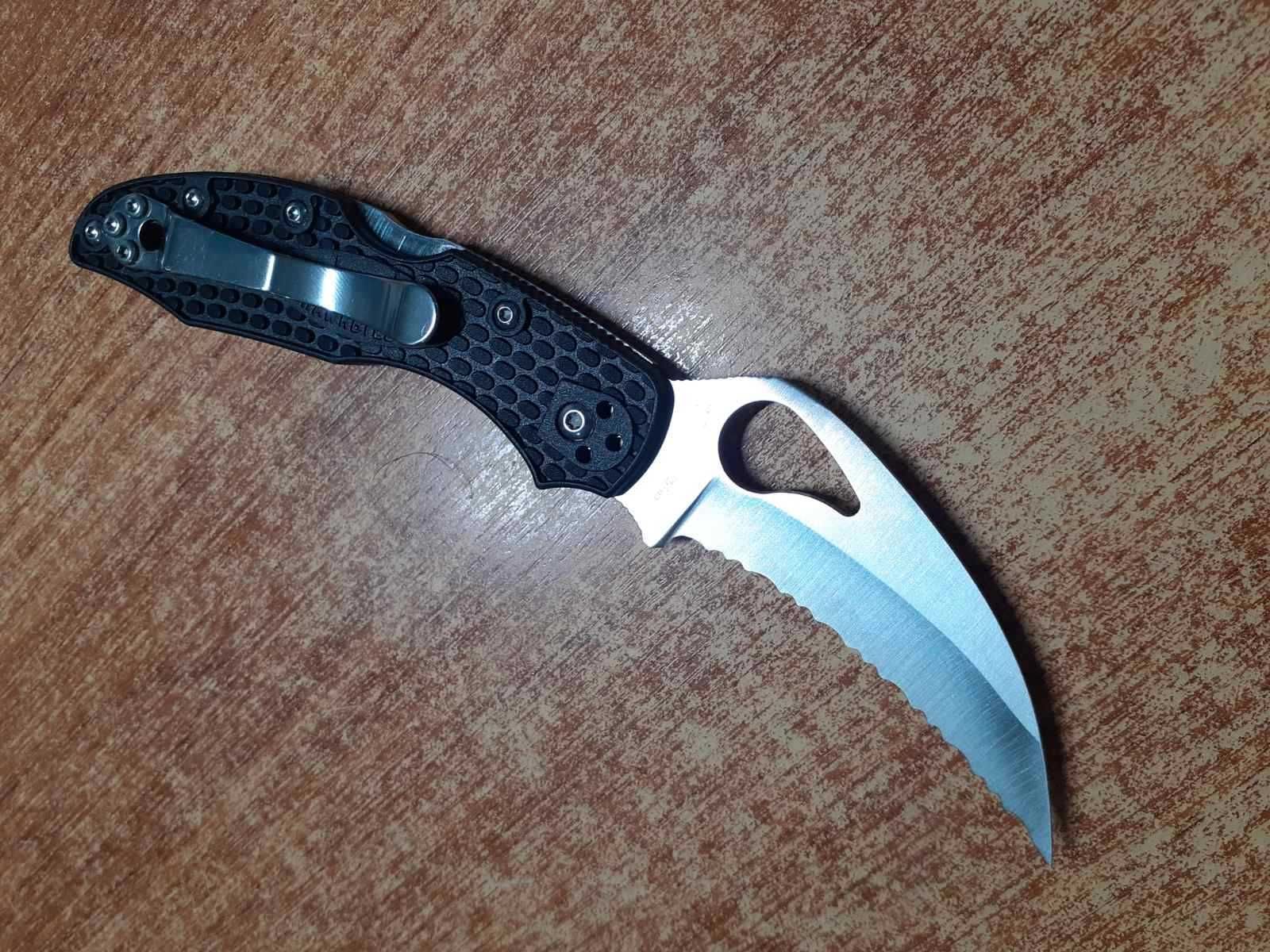 Spyderco Byrd Hawkbill. Полочник. Стан нового.