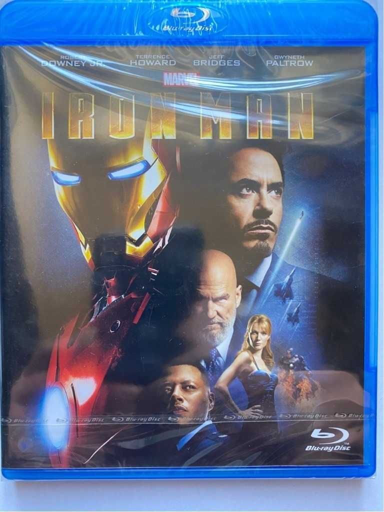 IRON MAN Blu Ray Nowy Folia