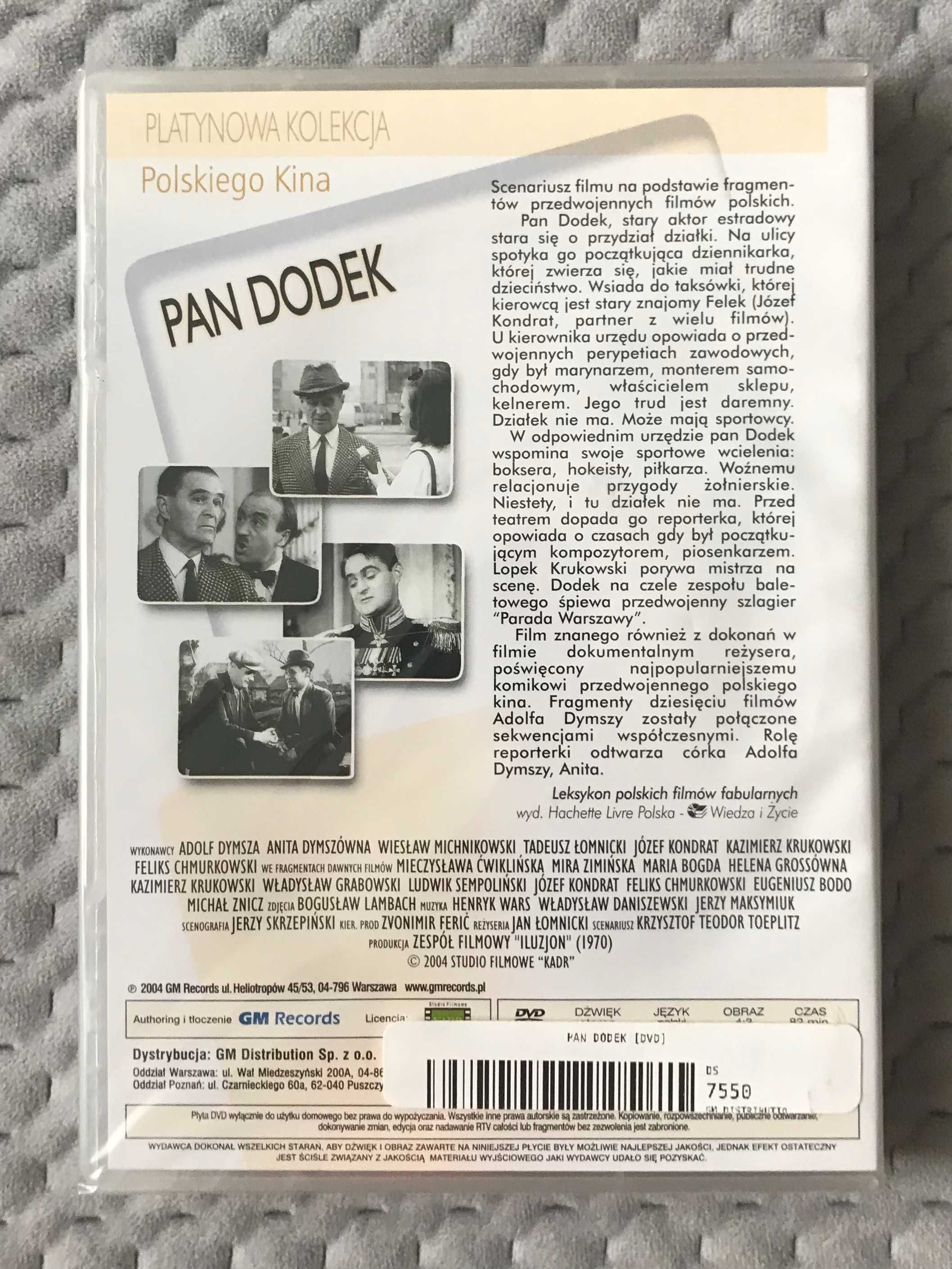 "Pan Dodek" (Adolf Dymsza) - DVD FOLIA!!!