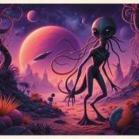 Plakat Do Pokoju Nastolatka 50Cm X 50Cm Obcy Alien 1