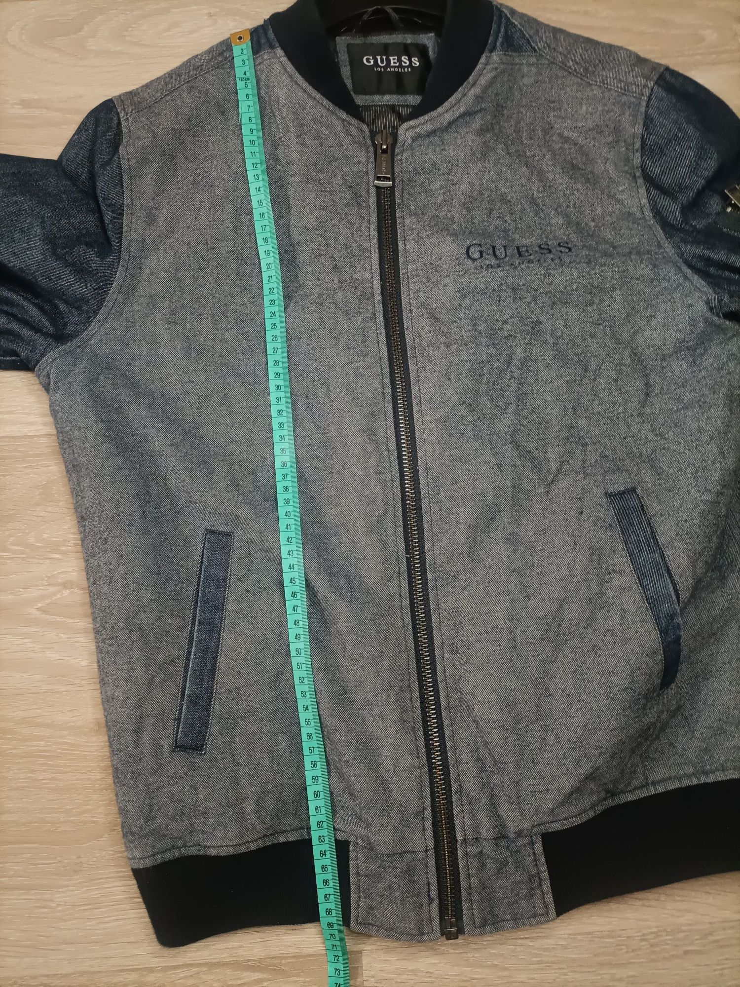 Kurtka męska Guess XL – bomberka w stylu jeansowym