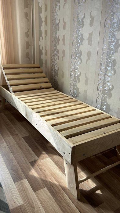 Ліжко 200×65, дерево 100% (смерека)