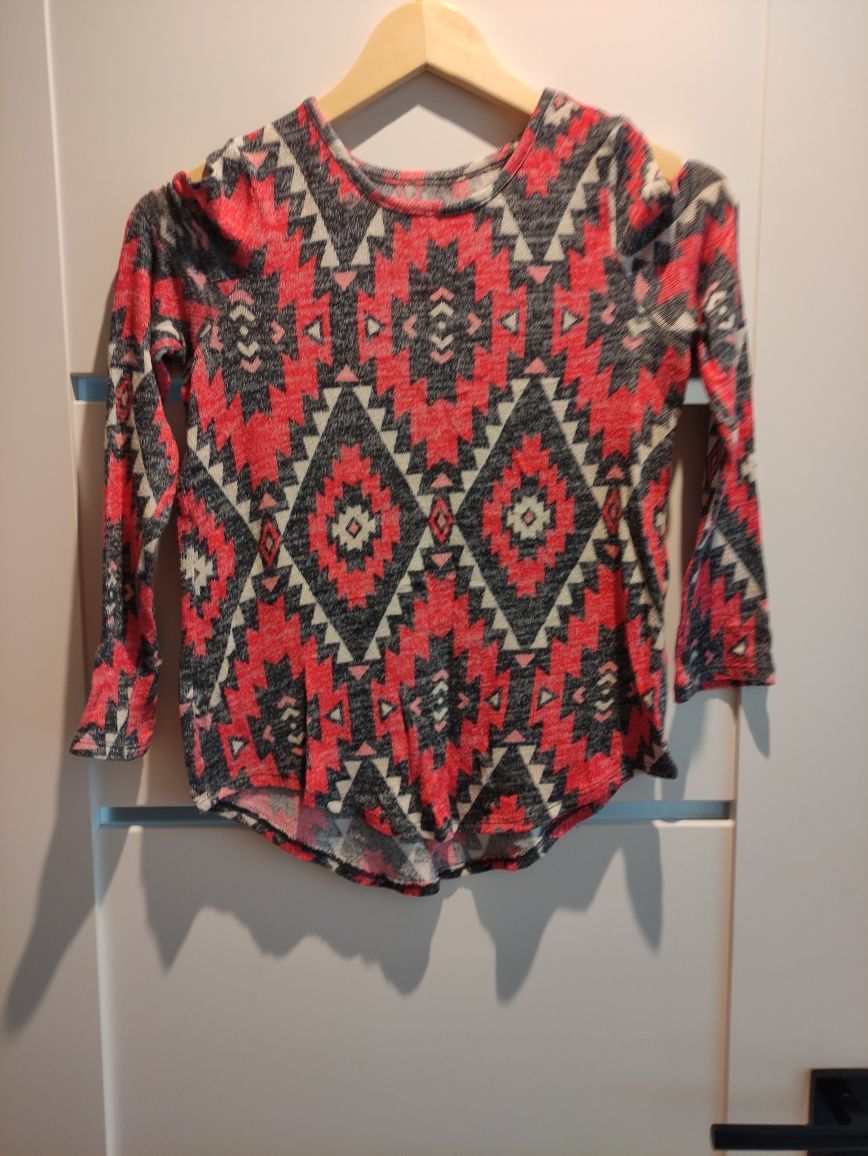 Sweter wzorzysty vintage