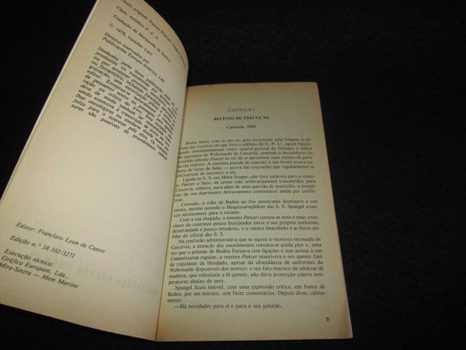 Livro Pelotão Panzer O Apoio a Rommel Gunther Lutz