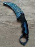 Nóż karambit z gry cs:go thiger tooth blue