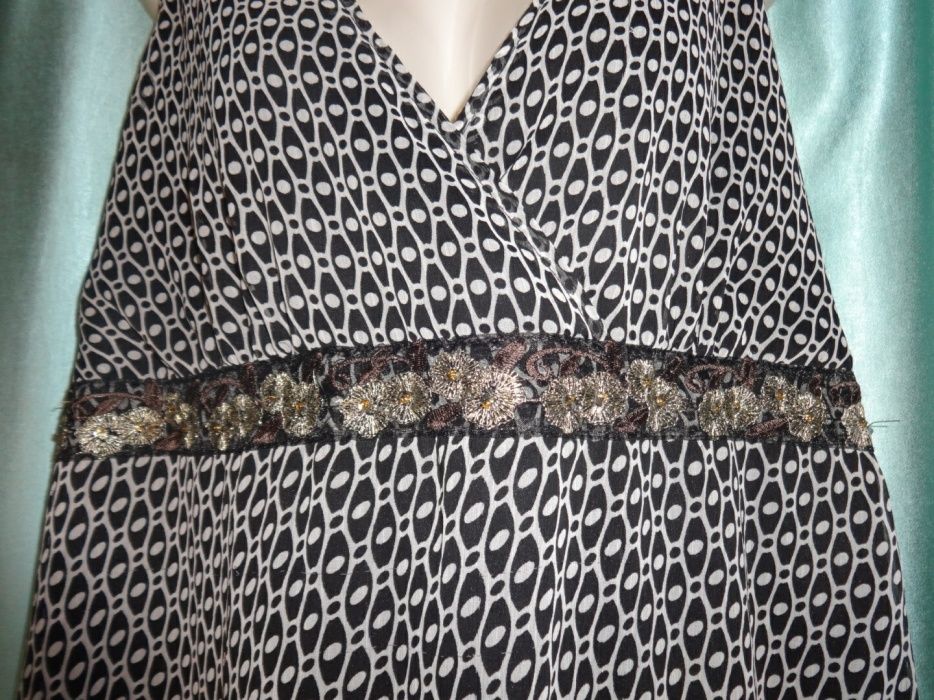 Летнее легкое нарядное шифоновое платье сарафан для беременных 44 46