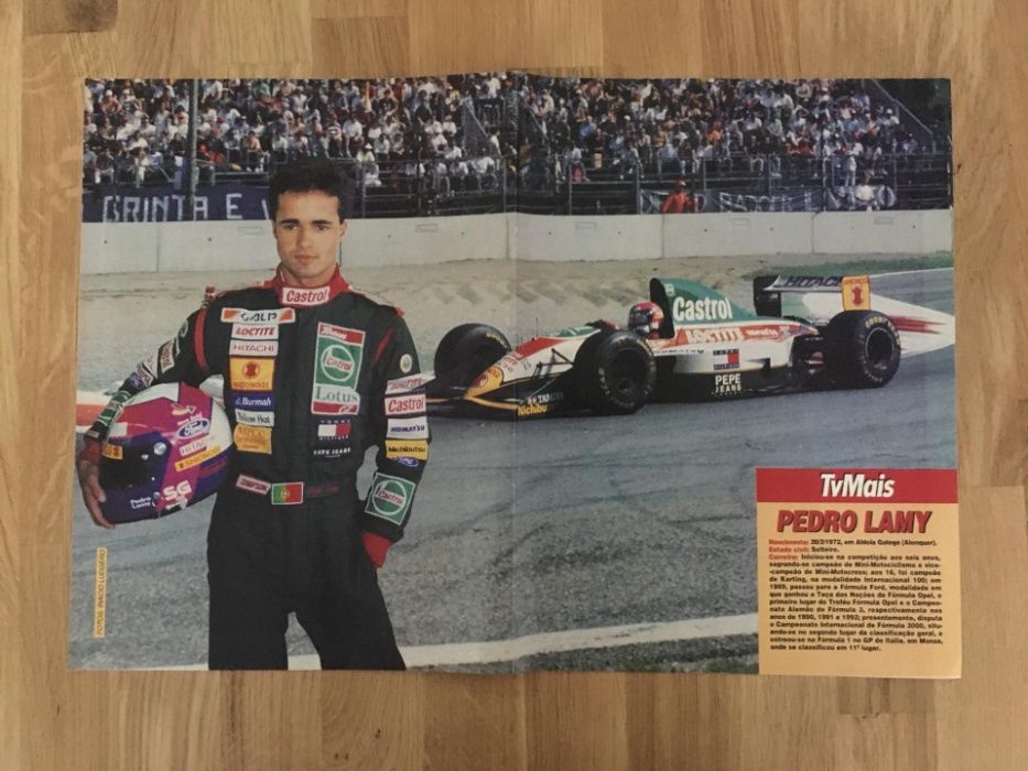 Posters Fórmula 1 - Schumacher, Hill, Vileneuve e Lamy ANOS 90