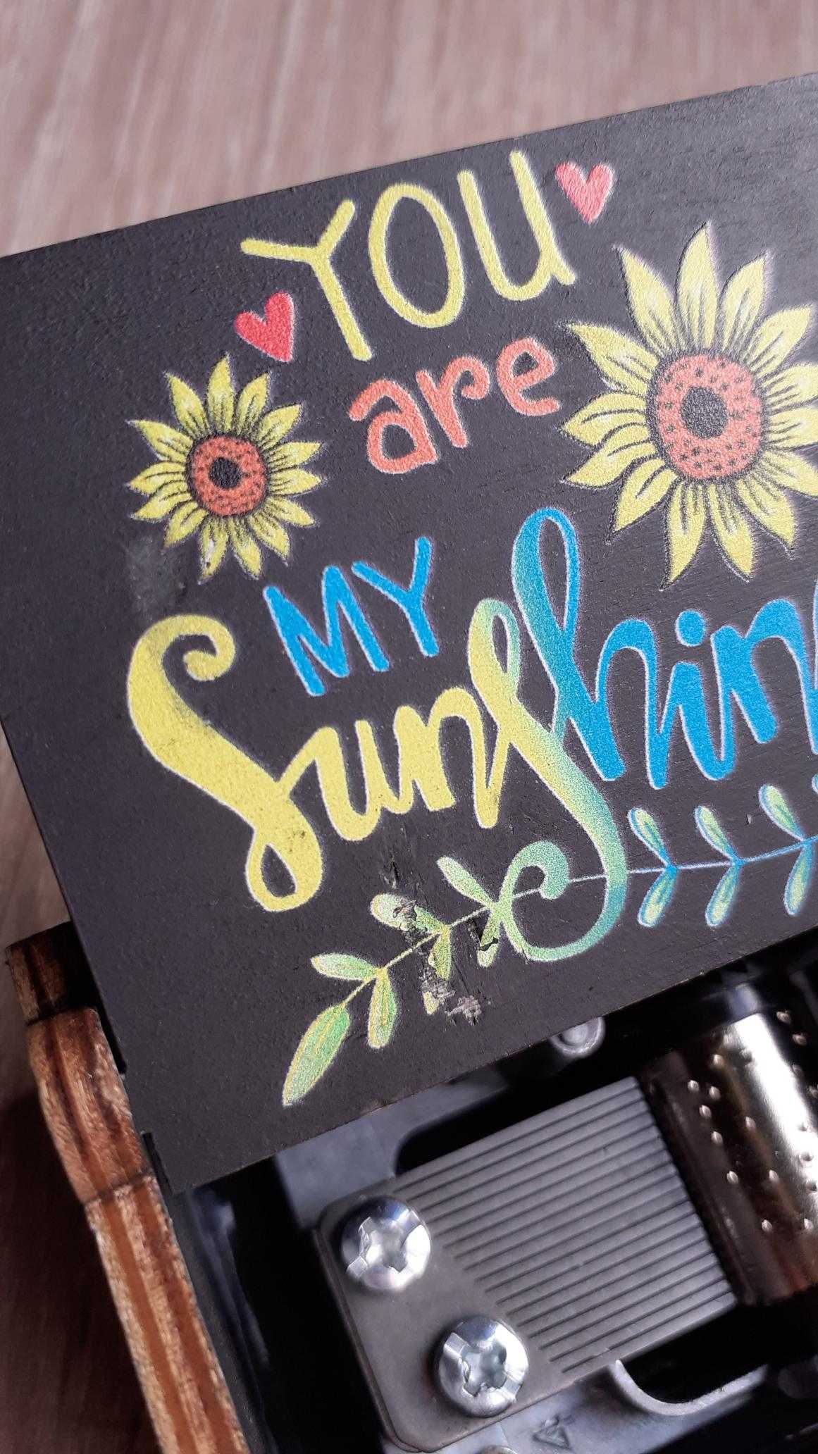 Caixa de música You are my sunshine NOVO music box Valentim
