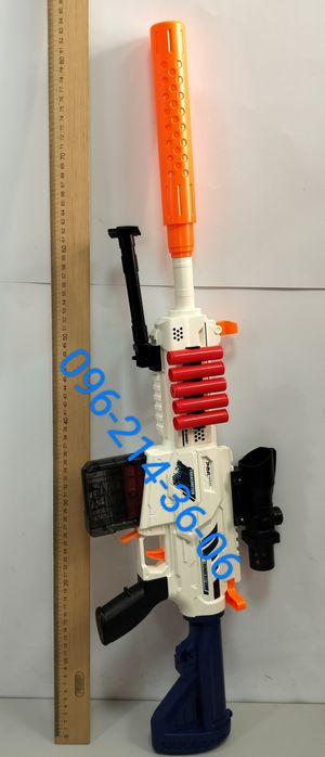 Детский автомат M416 с гильзами и оптическим прицелом.
