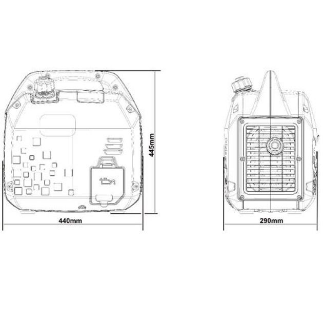 Генератор інверторний Genergi 1600і.