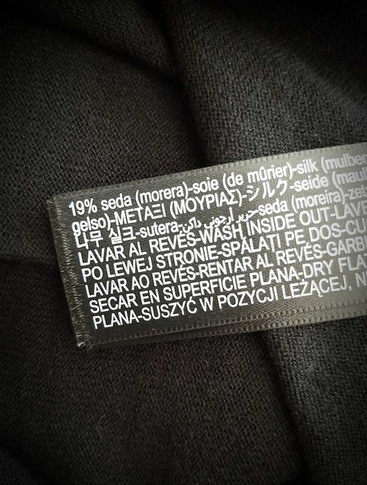 NOWA koszulka polo Massimo Dutti z jedwabiu i bawełny