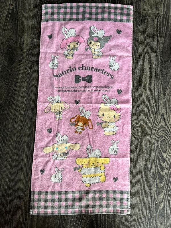 Ręcznik do rąk Sanrio Sugarbunnies Hello Kitty Kuromi My Melody