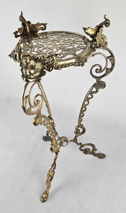 Piękny stary mosiężny kwietnik - Francja