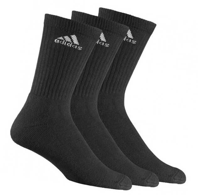 Skarpety Adidas czarne wysokie trójpak r. 43-45 oryginalne