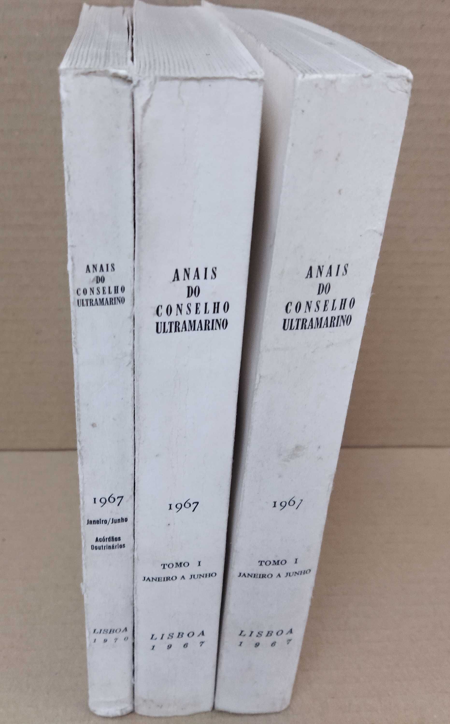 Anais do Conselho Ultramarino 1967, 3 volumes