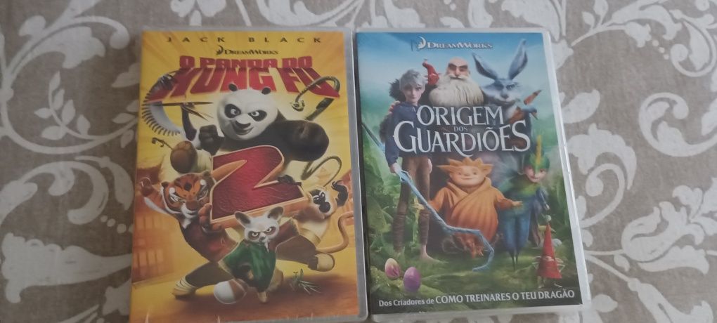 DVD'S Filmes - Kong Fu Panda 2 e Origem dos Guardiões - NOVOS