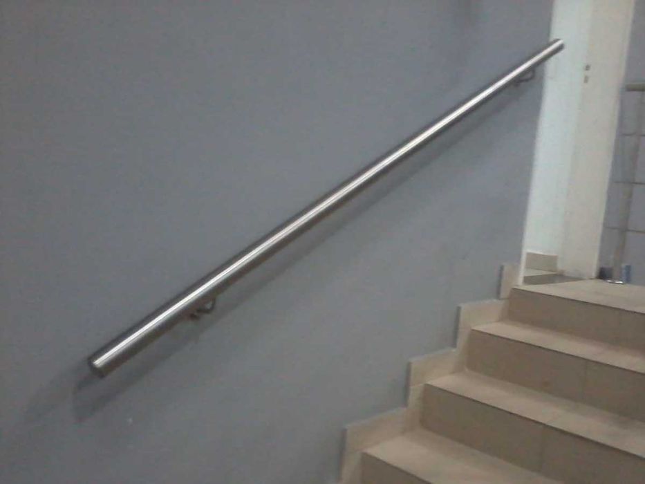 Corrimão de parede em aço inox