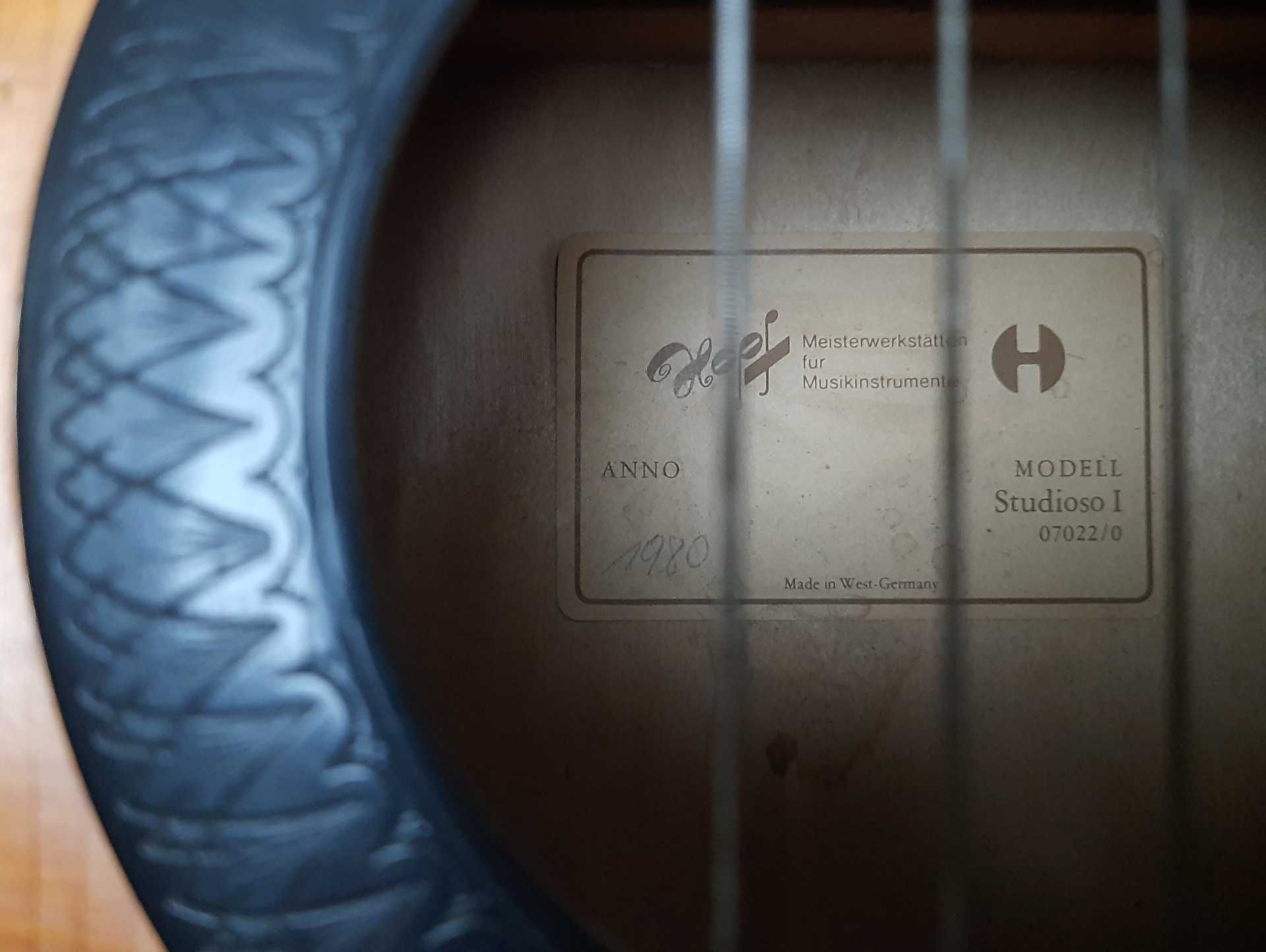 Gitara klasyczna HOPF model STUDIOSO 1