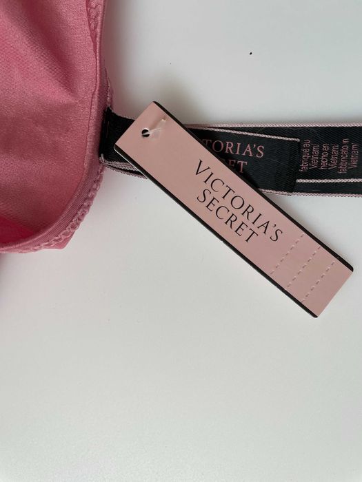 komplet bielizny victoria's secret rose pink new 75B
