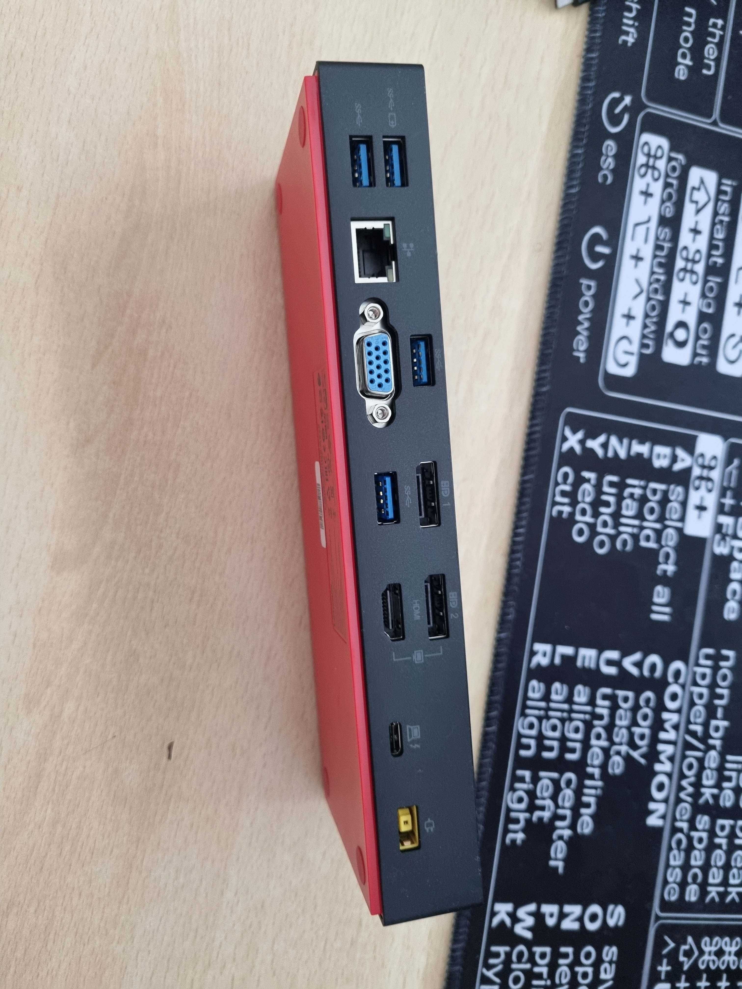 Stacja dokująca Lenovo Thunderbolt 3 Dock 40AC - kompletny zestaw