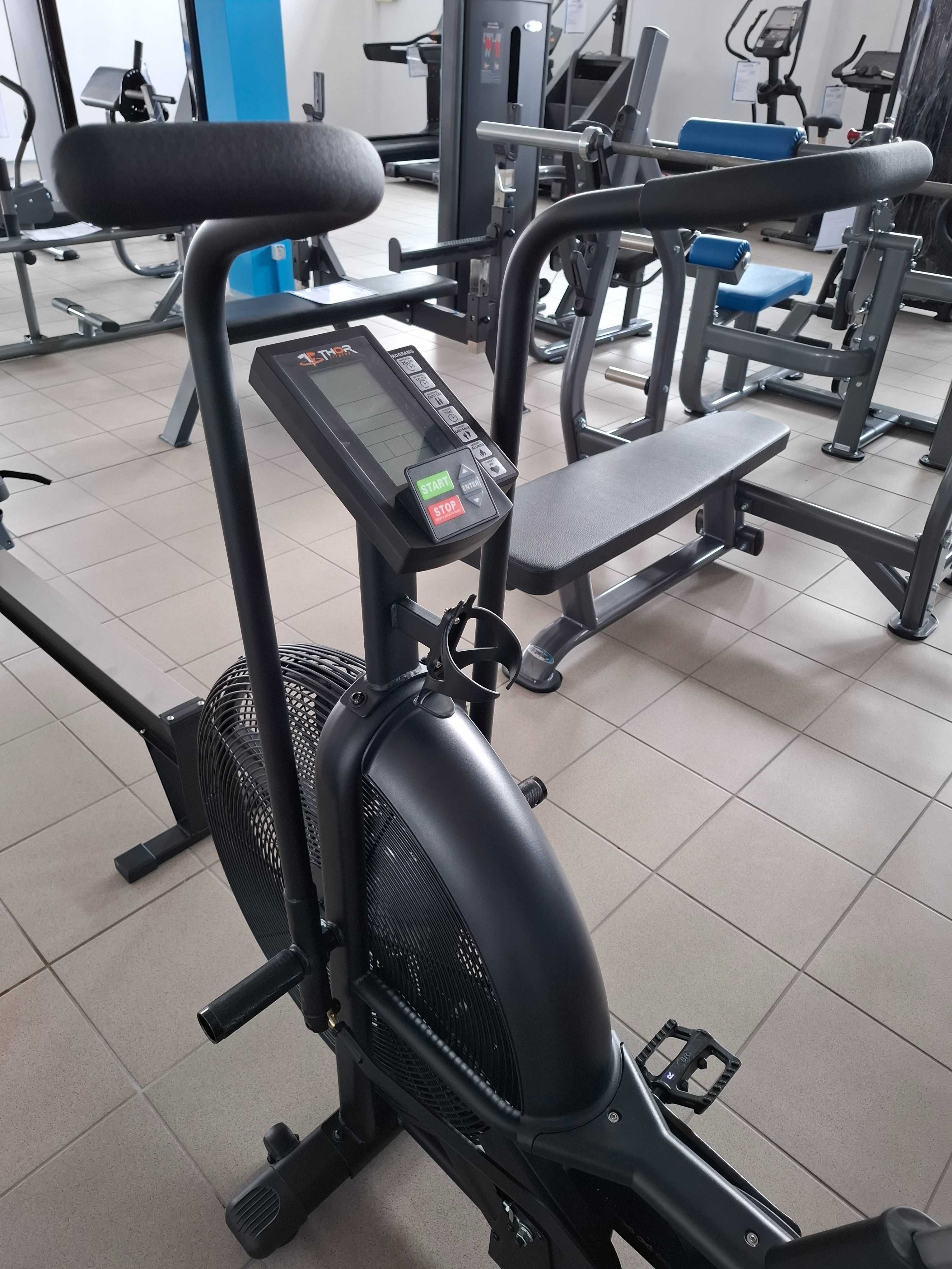 Stacjonarny rower treningowy powietrzny Air Bike V3 Thor Fitness