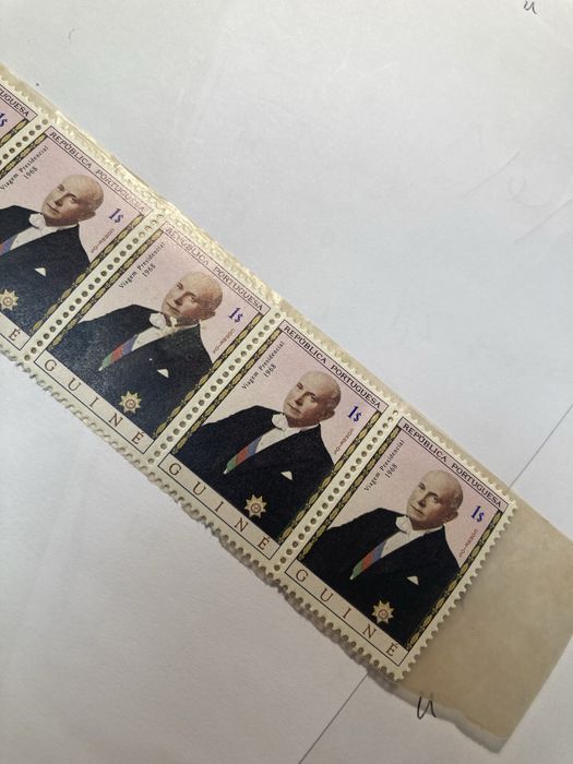 10 Selos da Guiné Pres. Rodrigues Thomaz 1968, Não Usados