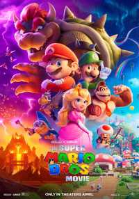 Mario Bros oryginalny plakat filmowy z kina