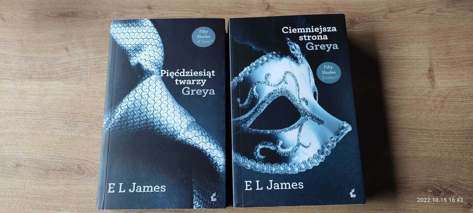 Pięćdziesiąt twarzy Greya - zestaw 2 książek
