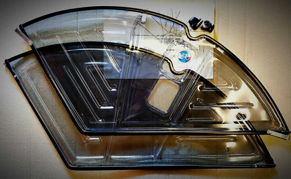 Osłony błotne na tylne koło rower z silnikiem sachs301 spartaMet Saxon