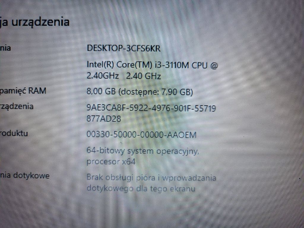 Płyta główna Lenovo G500 i3-3110M LA-9632P