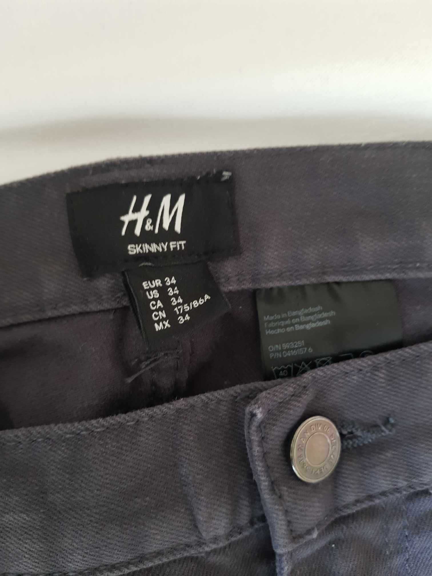Spodnie H&M Skinny Fit rozmiar 34