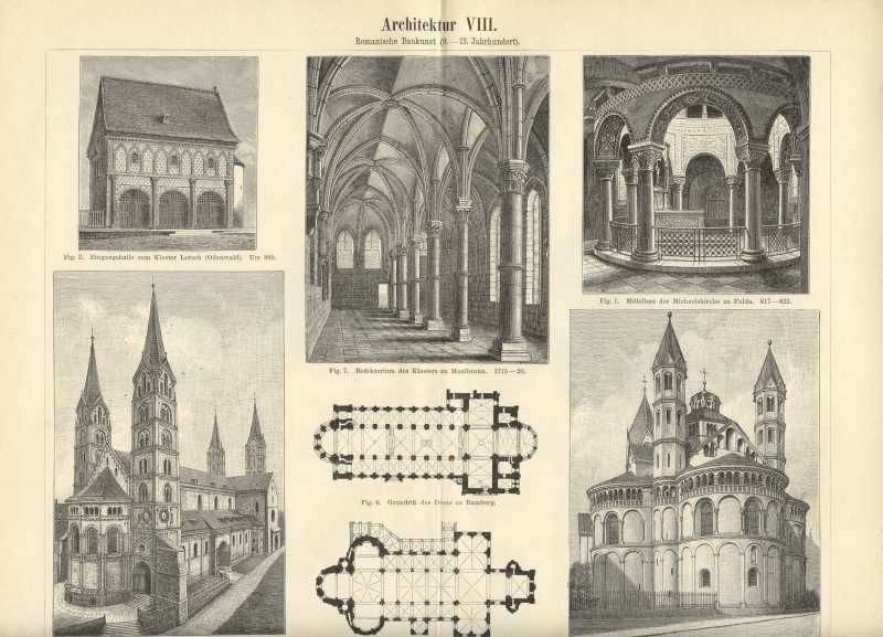 Architektura  oryginalne XIX w. grafiki