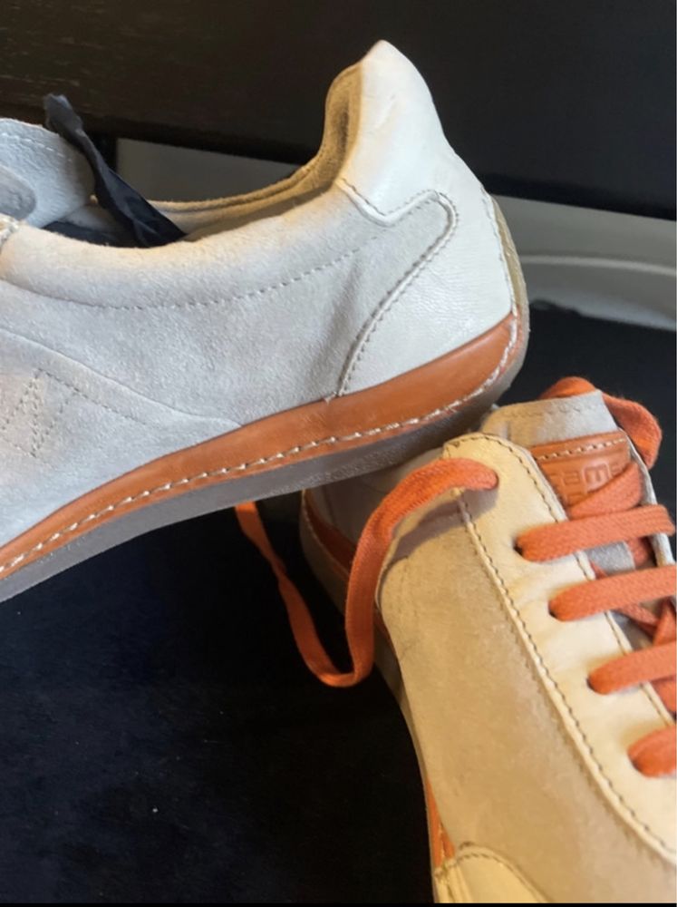 Buty Sneakersy adidasy  skórzane Camel Active rozm.37.5 -  jasny beż